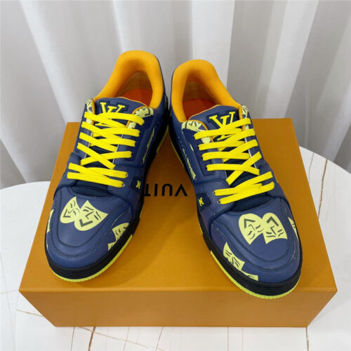 High Quality Luxury Louis Vuitton Retro Couple Sneakers – Style 99747