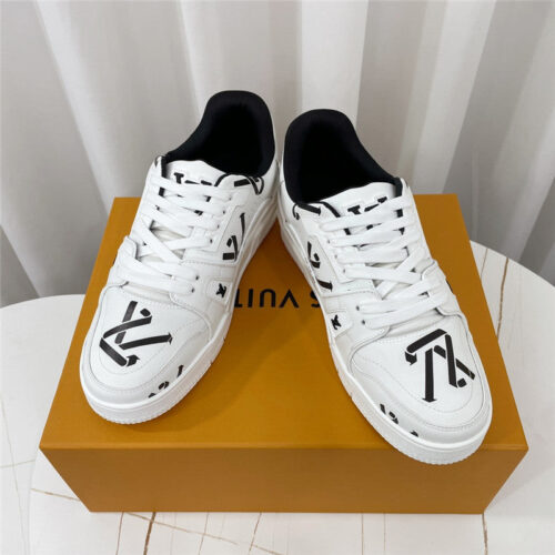 High Quality Luxury Louis Vuitton Retro Couple Sneakers – Style 91267