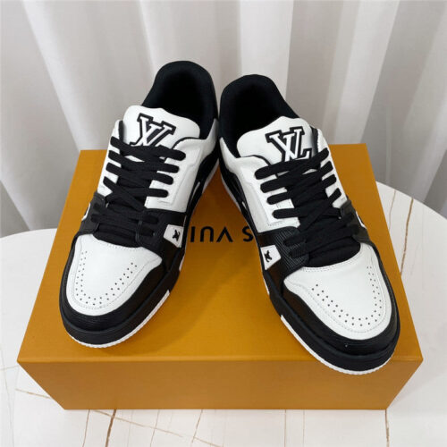 High Quality Luxury Louis Vuitton Retro Couple Sneakers – Style 75459