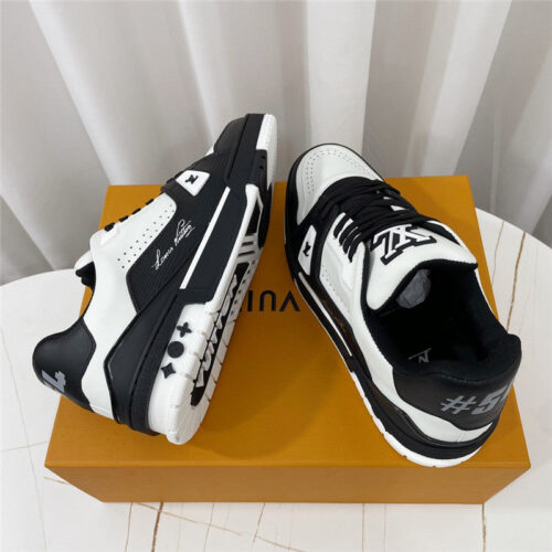 High Quality Luxury Louis Vuitton Retro Couple Sneakers – Style 75459 alternate view