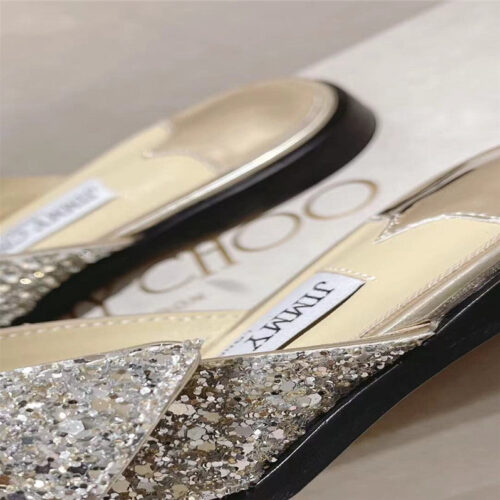 High Quality Luxury Jimmy Choo Rhinestone C Buckle Slides – Style 02167 product detail