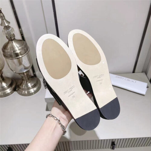 High Quality Luxury Jimmy Choo Rhinestone C Buckle Slides – Style 07255 product detail