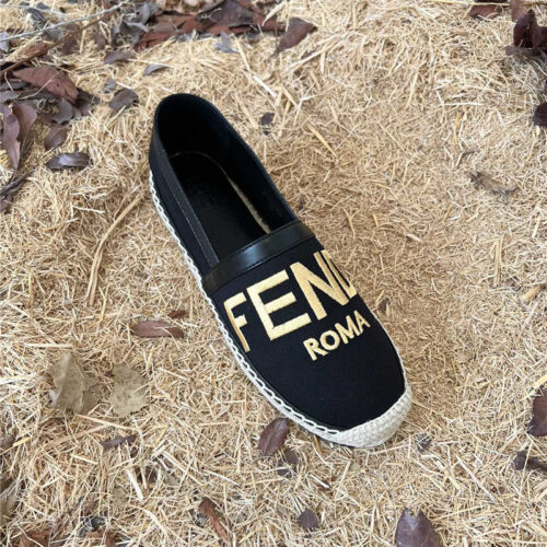 High Quality Luxury Fendi Espadrille Fisherman Shoes product detail