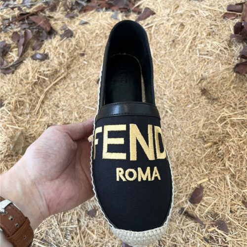 High Quality Luxury Fendi Espadrille Fisherman Shoes product detail