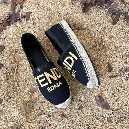 High Quality Luxury Fendi Espadrille Fisherman Shoes product detail