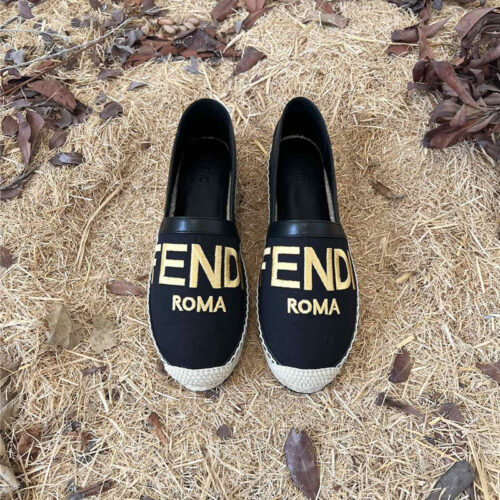 High Quality Luxury Fendi Espadrille Fisherman Shoes product detail