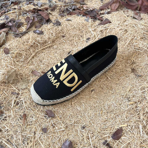 High Quality Luxury Fendi Espadrille Fisherman Shoes product detail