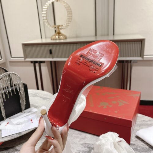 High Quality Luxury Christian Louboutin Butterfly Diamond Buckle Sandals – Style 57108 product detail