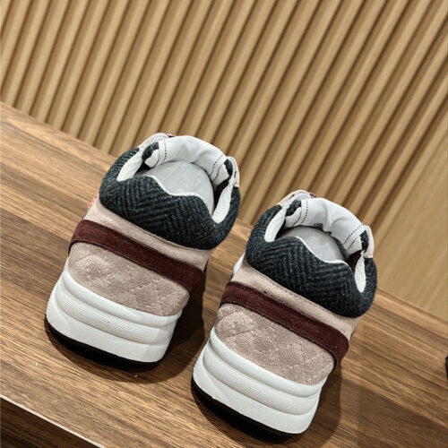 High Quality Luxury Chanel Tweed Stitching Casual Sneakers – Style 38694 product detail
