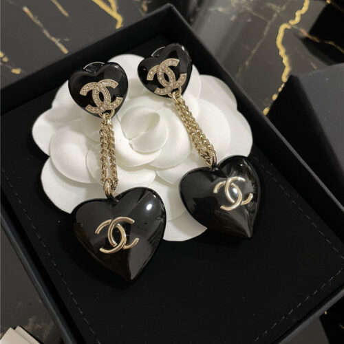 High Quality Luxury Chanel Crystal Diamond Earrings – Style 49803 product detail