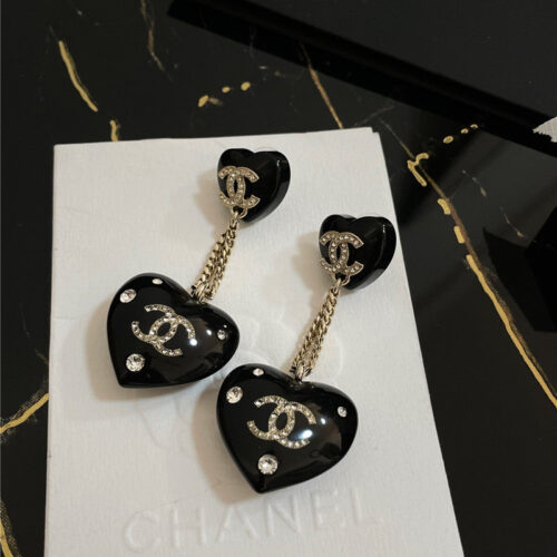 High Quality Luxury Chanel Crystal Diamond Earrings – Style 49803
