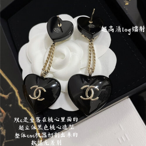 High Quality Luxury Chanel Crystal Diamond Earrings – Style 49803 product detail