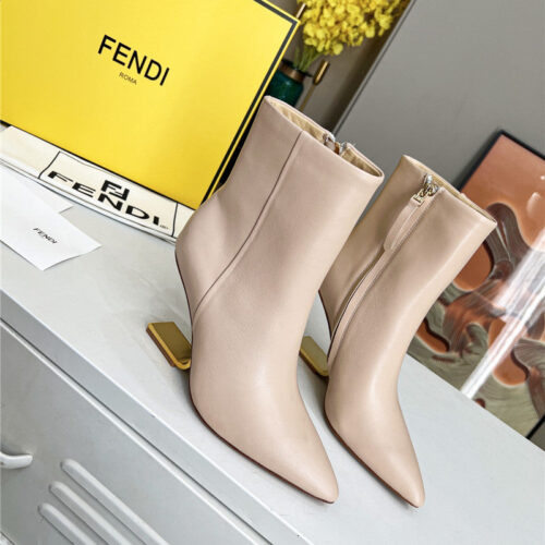 High Quality Luxury Fendi First Ankle Boots – Style 19283