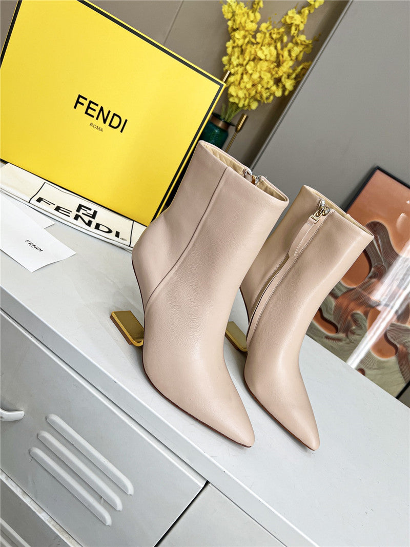 High Quality Luxury Fendi First Ankle Boots – Style 19283