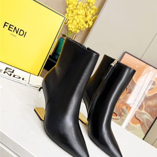 High Quality Luxury Fendi First Ankle Boots – Style 55443