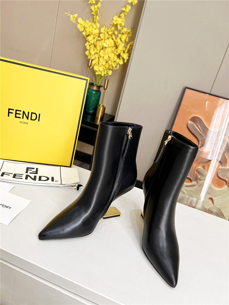 High Quality Luxury Fendi First Ankle Boots – Style 55443 product detail