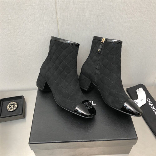 High Quality Luxury Chanel Classic Pearl Chunky Ankle Boots product detail