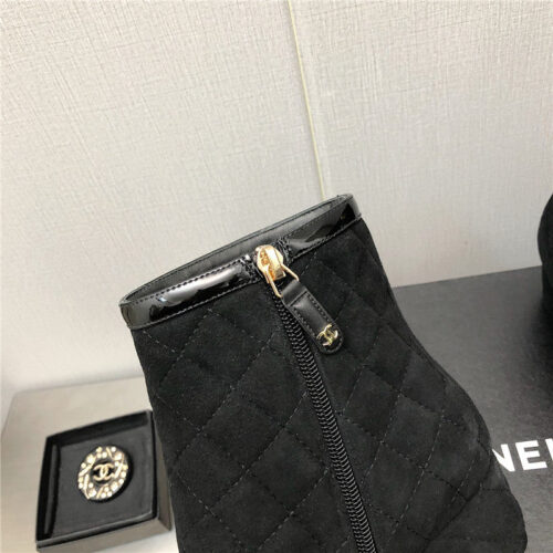High Quality Luxury Chanel Classic Pearl Chunky Ankle Boots product detail