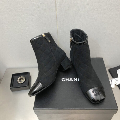 High Quality Luxury Chanel Classic Pearl Chunky Ankle Boots product detail