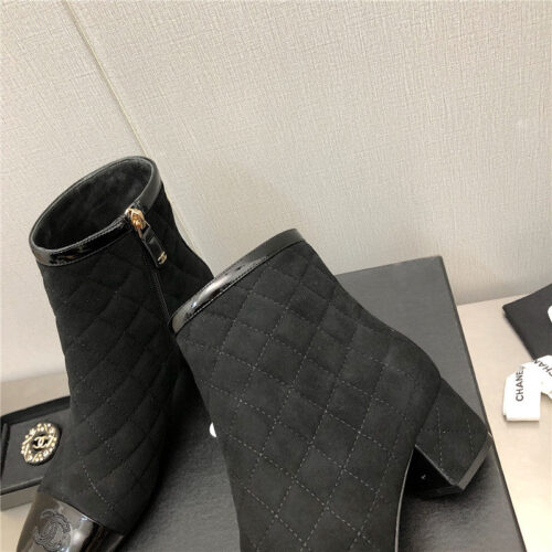 High Quality Luxury Chanel Classic Pearl Chunky Ankle Boots product detail