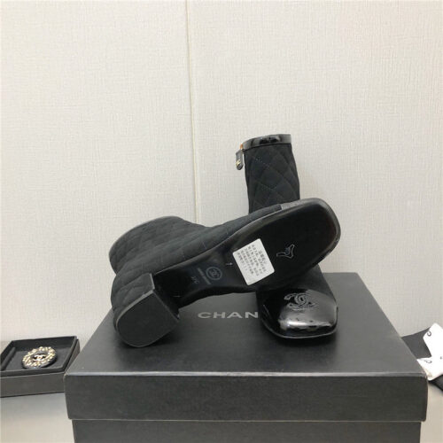 High Quality Luxury Chanel Classic Pearl Chunky Ankle Boots product detail