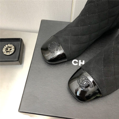 High Quality Luxury Chanel Classic Pearl Chunky Ankle Boots product detail