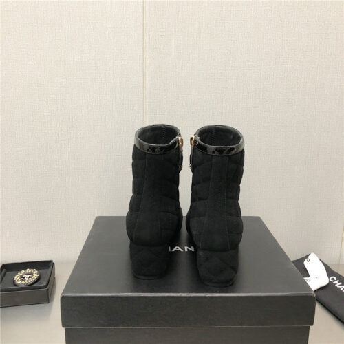 High Quality Luxury Chanel Classic Pearl Chunky Ankle Boots product detail