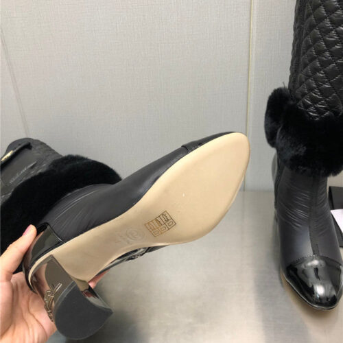 High Quality Luxury Chanel Colorblock Classic Embroidered Long Boots – Style 03494 product detail