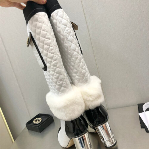High Quality Luxury Chanel Colorblock Classic Embroidered Long Boots – Style 72422 product detail