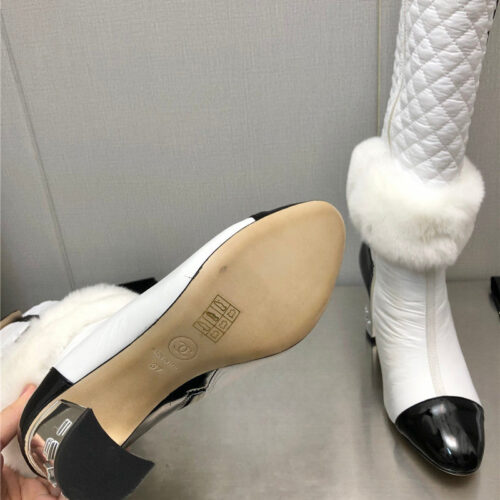 High Quality Luxury Chanel Colorblock Classic Embroidered Long Boots – Style 72422 product detail
