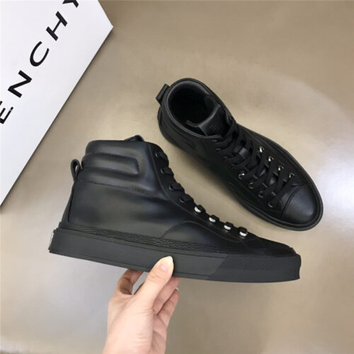 High Quality Luxury Givenchy Mens High-Top Lace-Up Casual Sneakers – Style 87907