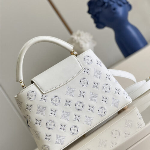 High Quality Luxury Louis Vuitton Capucines BB Embroidery Bag alternate view