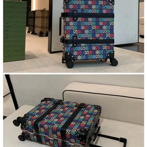High Quality Luxury Gucci Globe-Trotter GG Luggage – Style 03374 product detail