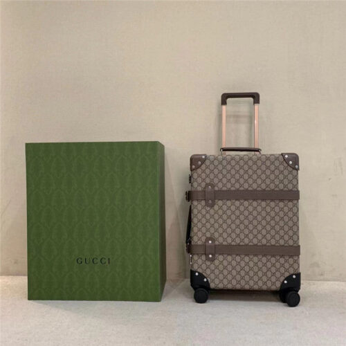 High Quality Luxury Gucci Globe-Trotter GG Luggage – Style 03372