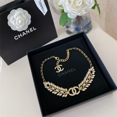 High Quality Luxury Chanel Cc Wheat Horse Eye Necklace