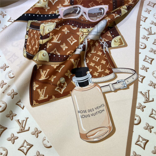 High Quality Luxury Chanel Logo Square Silk Scarf product detail