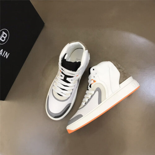 High Quality Luxury Balmain Mens High Top Sneakers – Style 45027 product detail