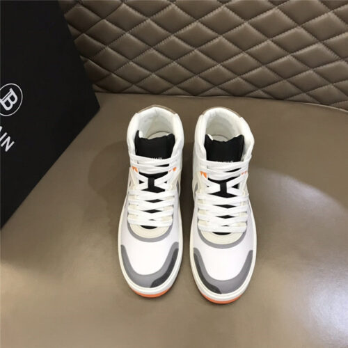 High Quality Luxury Balmain Mens High Top Sneakers – Style 45027 product detail
