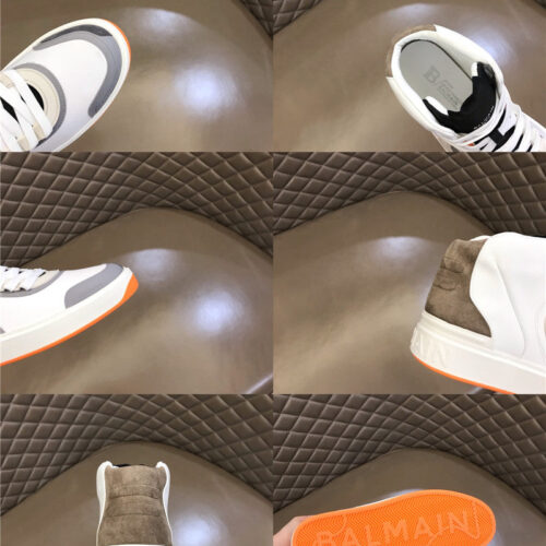 High Quality Luxury Balmain Mens High Top Sneakers – Style 45027 product detail