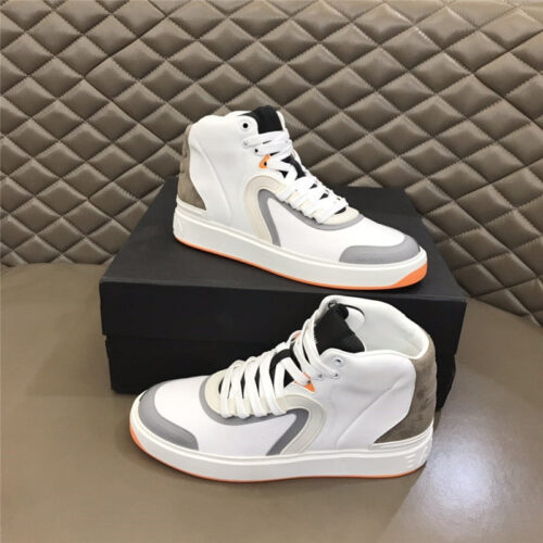 High Quality Luxury Balmain Mens High Top Sneakers – Style 45027 alternate view