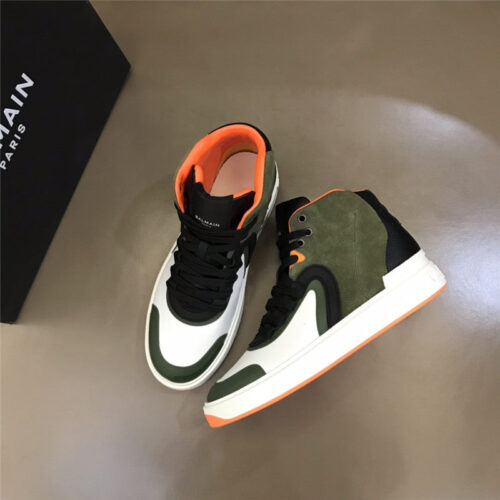 High Quality Luxury Balmain Mens High Top Sneakers product detail