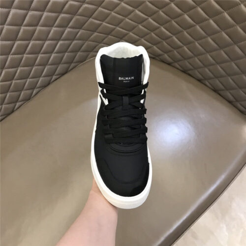 High Quality Luxury Balmain Mens High Top Sneakers – Style 81187 product detail