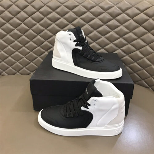 High Quality Luxury Balmain Mens High Top Sneakers – Style 81187 alternate view