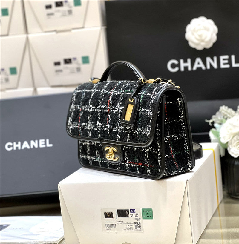 High Quality Luxury Chanel Woolen Messenger Bag – Style 48460 product detail
