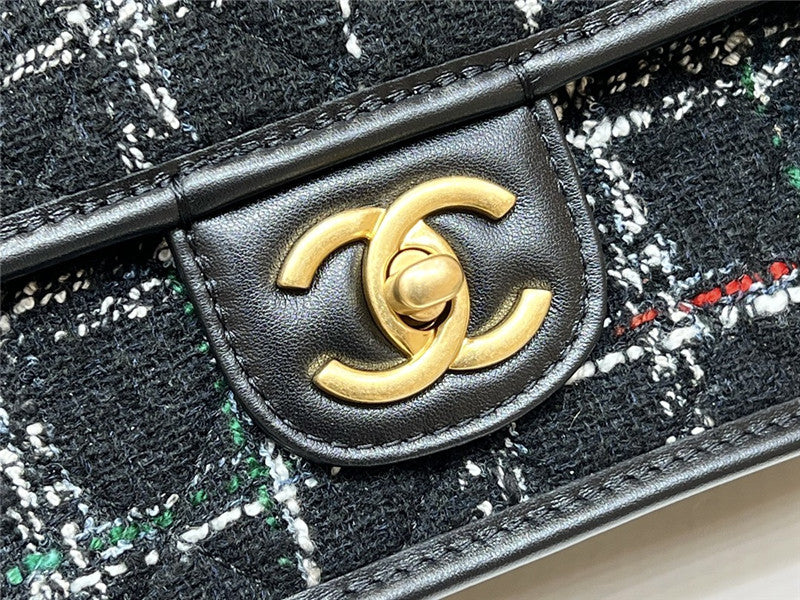 High Quality Luxury Chanel Woolen Messenger Bag – Style 48460 product detail