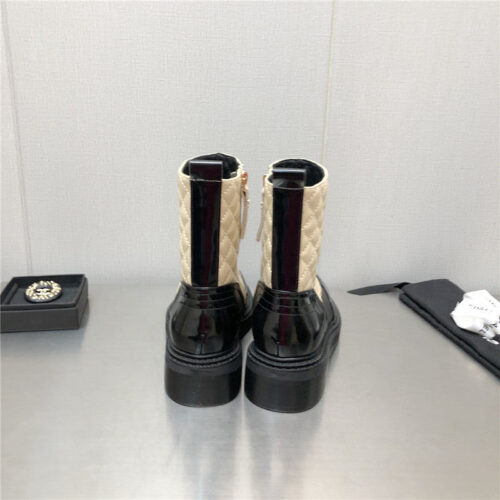 High Quality Luxury Chanel Classic C Embroidery Ankle Boots – Style 76614 product detail