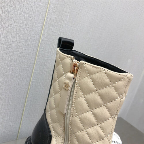 High Quality Luxury Chanel Classic C Embroidery Ankle Boots – Style 76614 product detail