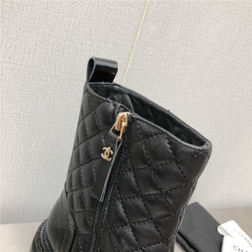 High Quality Luxury Chanel Classic C Embroidery Ankle Boots product detail