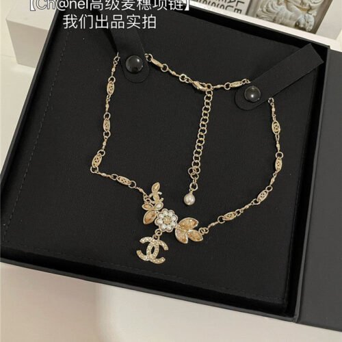High Quality Luxury Chanel Ear Of Wheat Necklace product detail