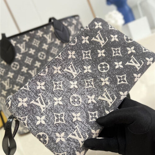 High Quality Luxury Louis Vuitton Neverfull PM Denim Shopping Bag product detail